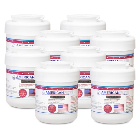 American Filter Co GE MWFA Comparable Refrigerator Water Filters (made by Model number AFC-RF-G1), 8PK MWFA-AFC-RF-G1-8-67785